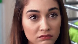 LetsDoeIt: Petite teen enjoys BBC in horny hostel, giving sloppy blowjob and showing off her natural tits before big black cock penetrates her shaved pussy and butt